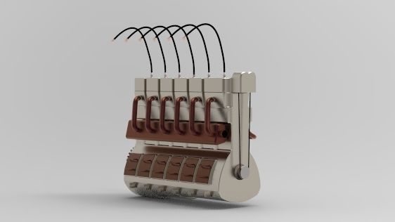 Engine solidworks Free 3D model_2