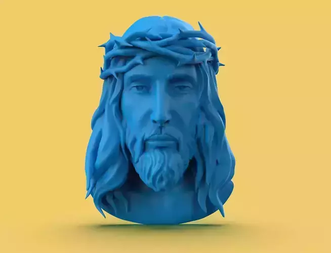 Jesus Face  3D print model