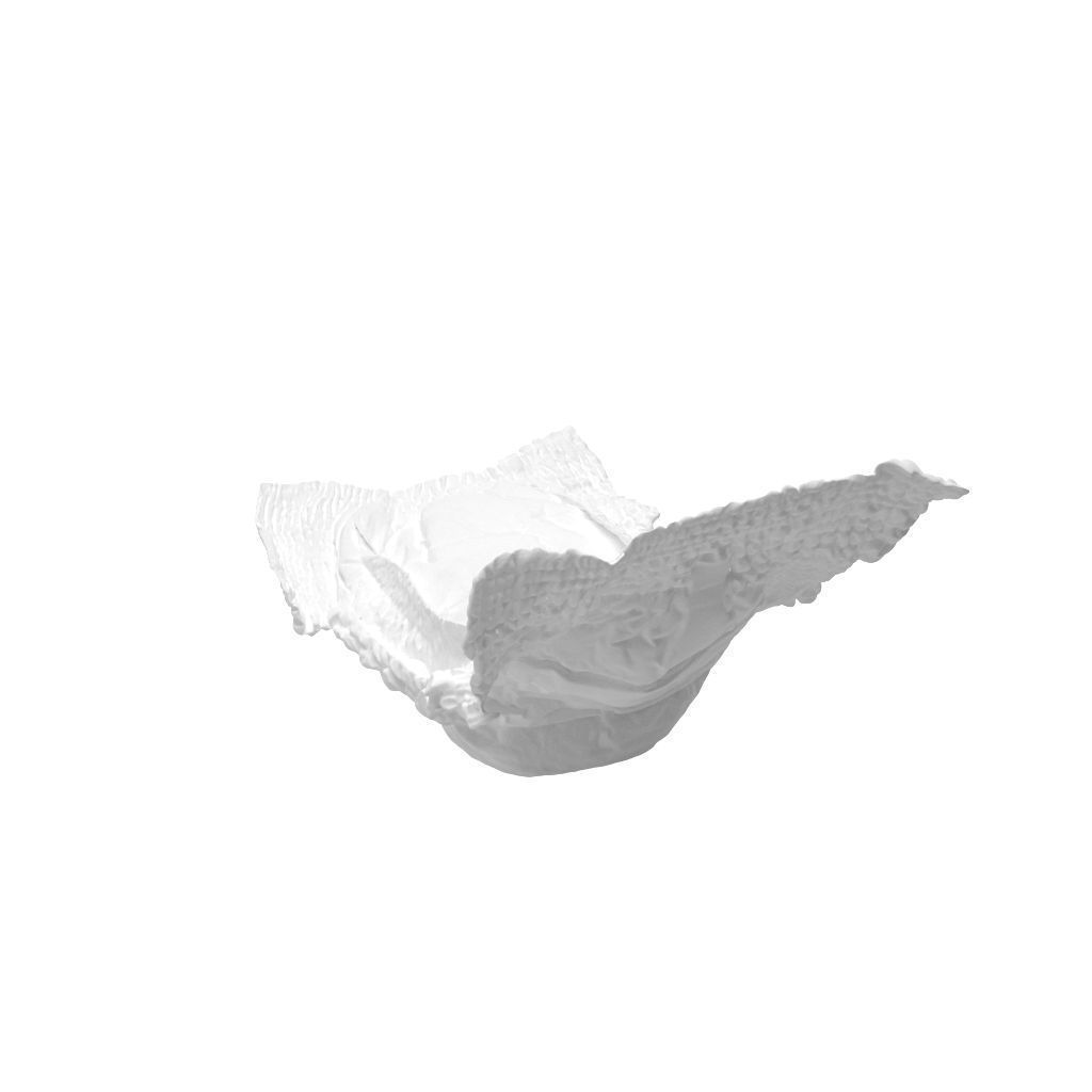 Diaper toilet paper 3D model_3
