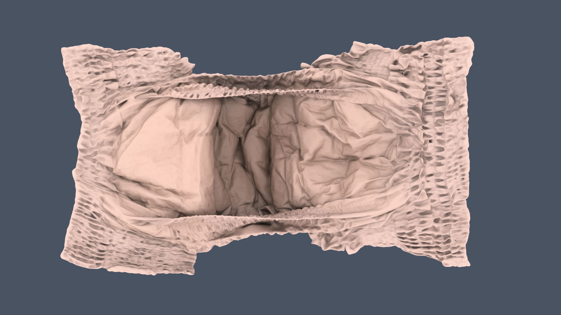 Diaper toilet paper 3D model_10