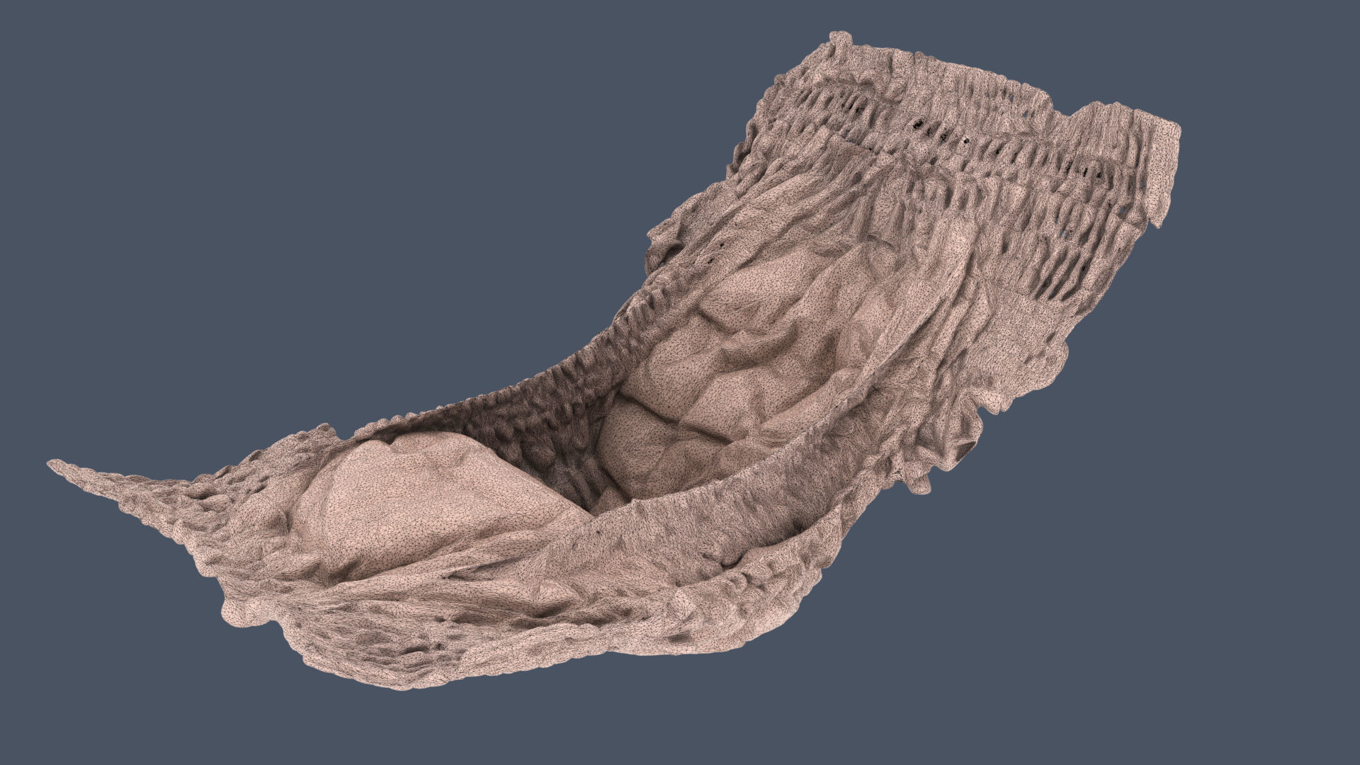 Diaper toilet paper 3D model_8