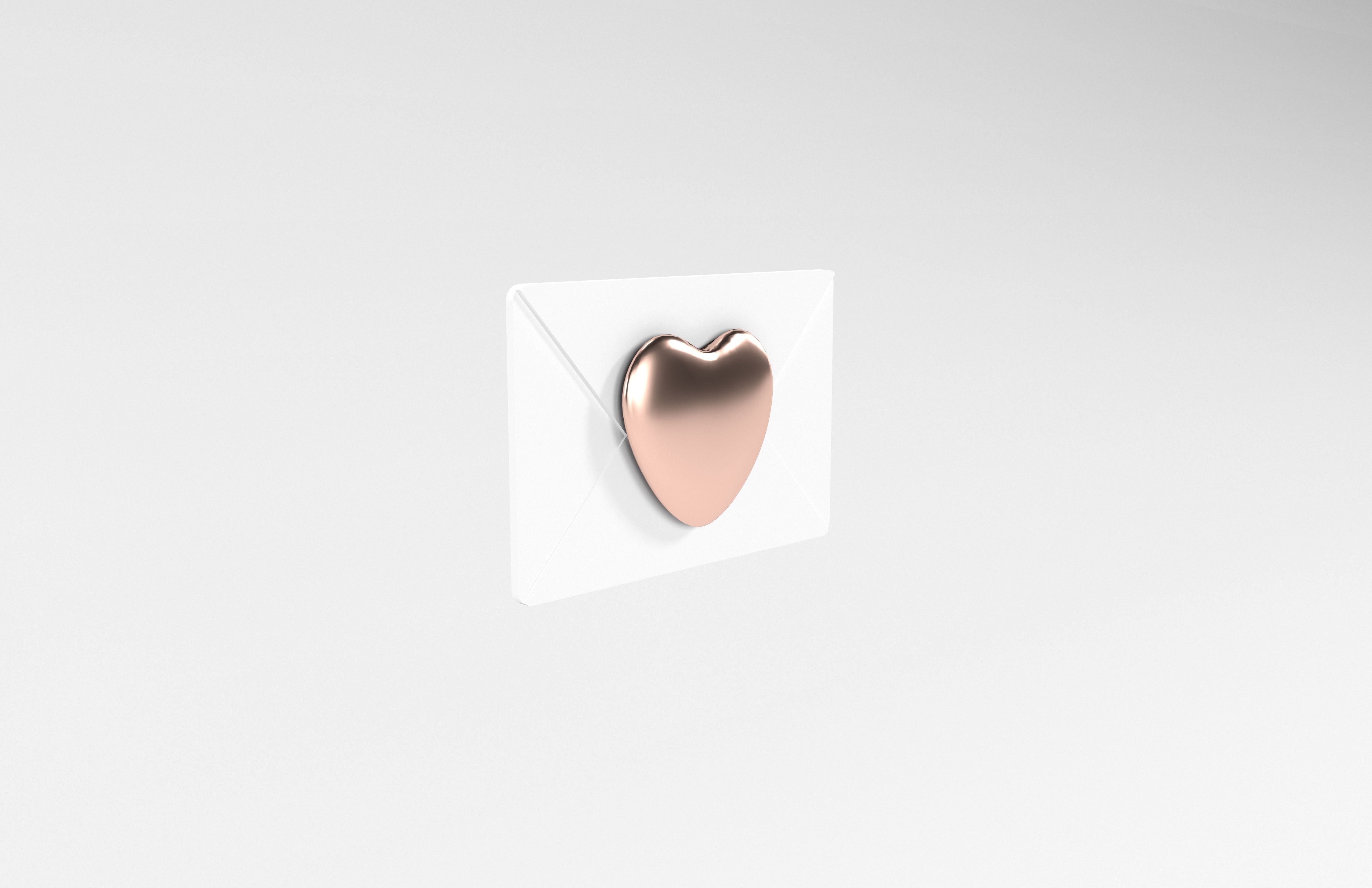 Love Letter v1 011 Low-poly 3D model_3