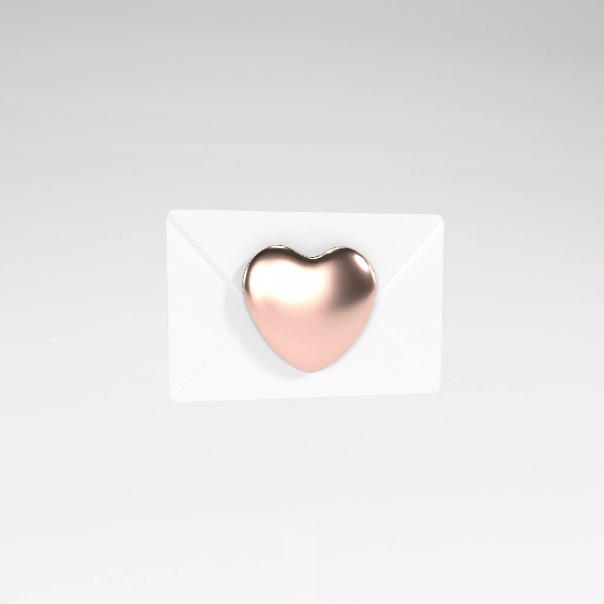 Love Letter v1 011 Low-poly 3D model_0