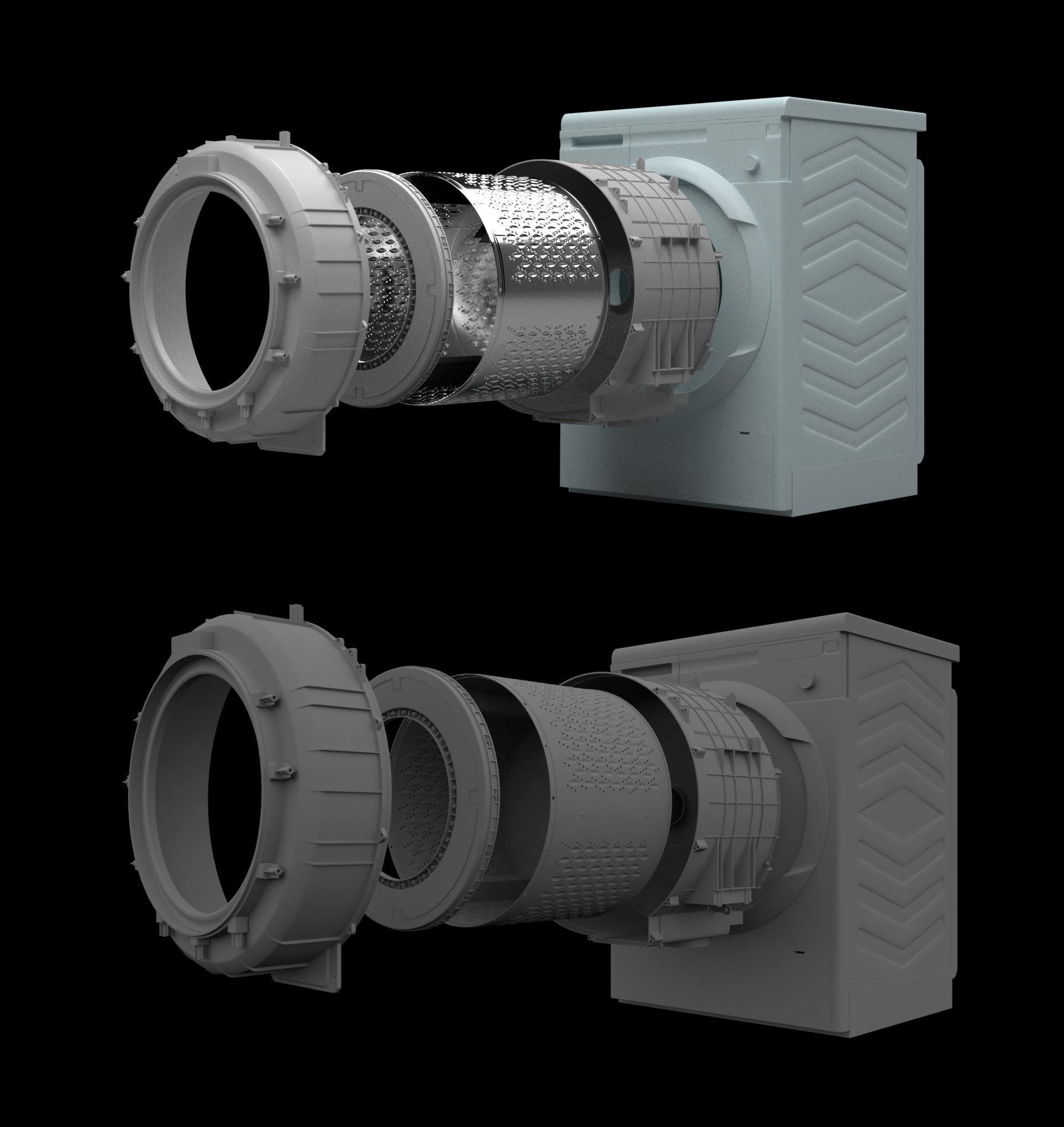 Washing Machine 3D model_1