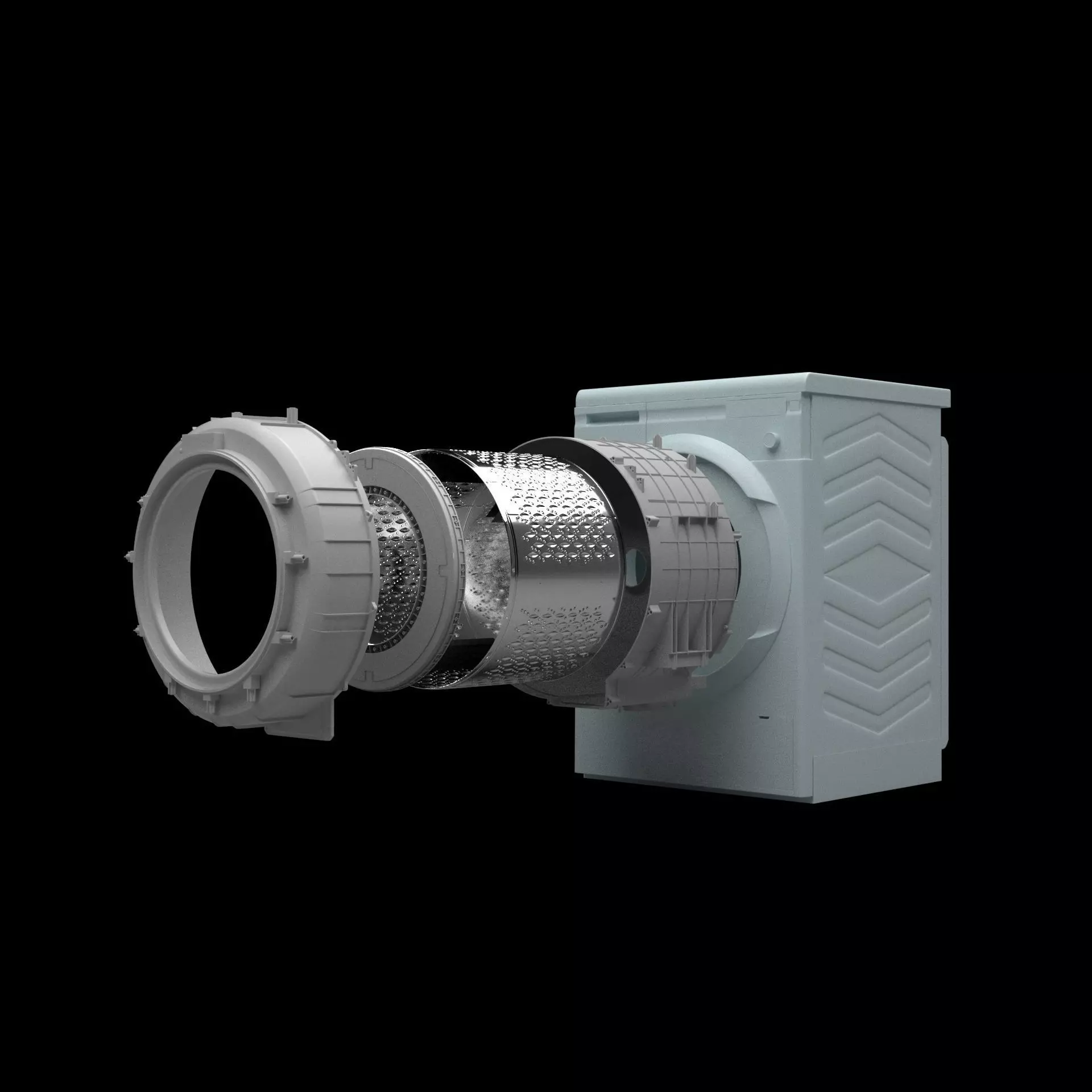 Washing Machine 3D model_0