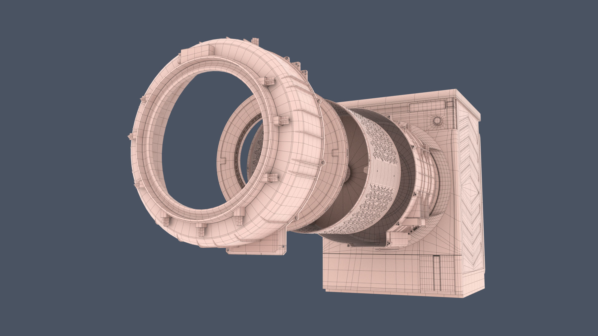 Washing Machine 3D model_10