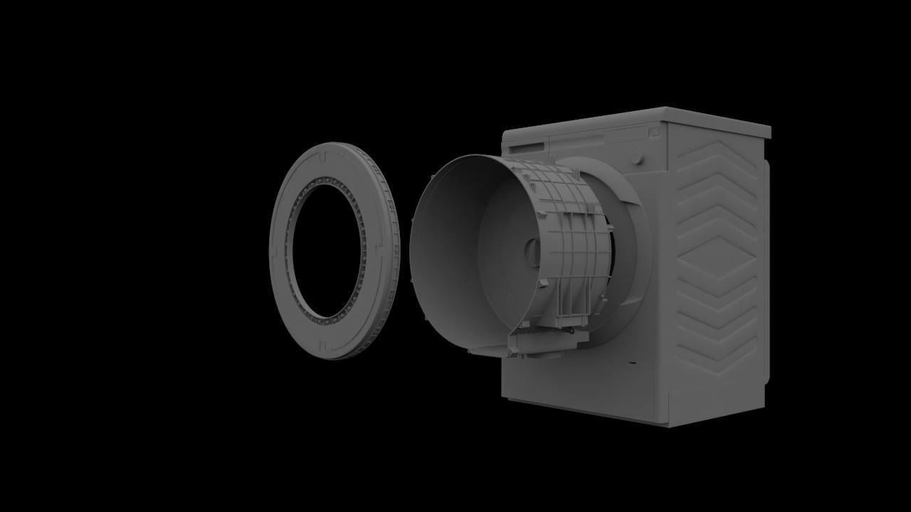 Washing Machine 3D model_6