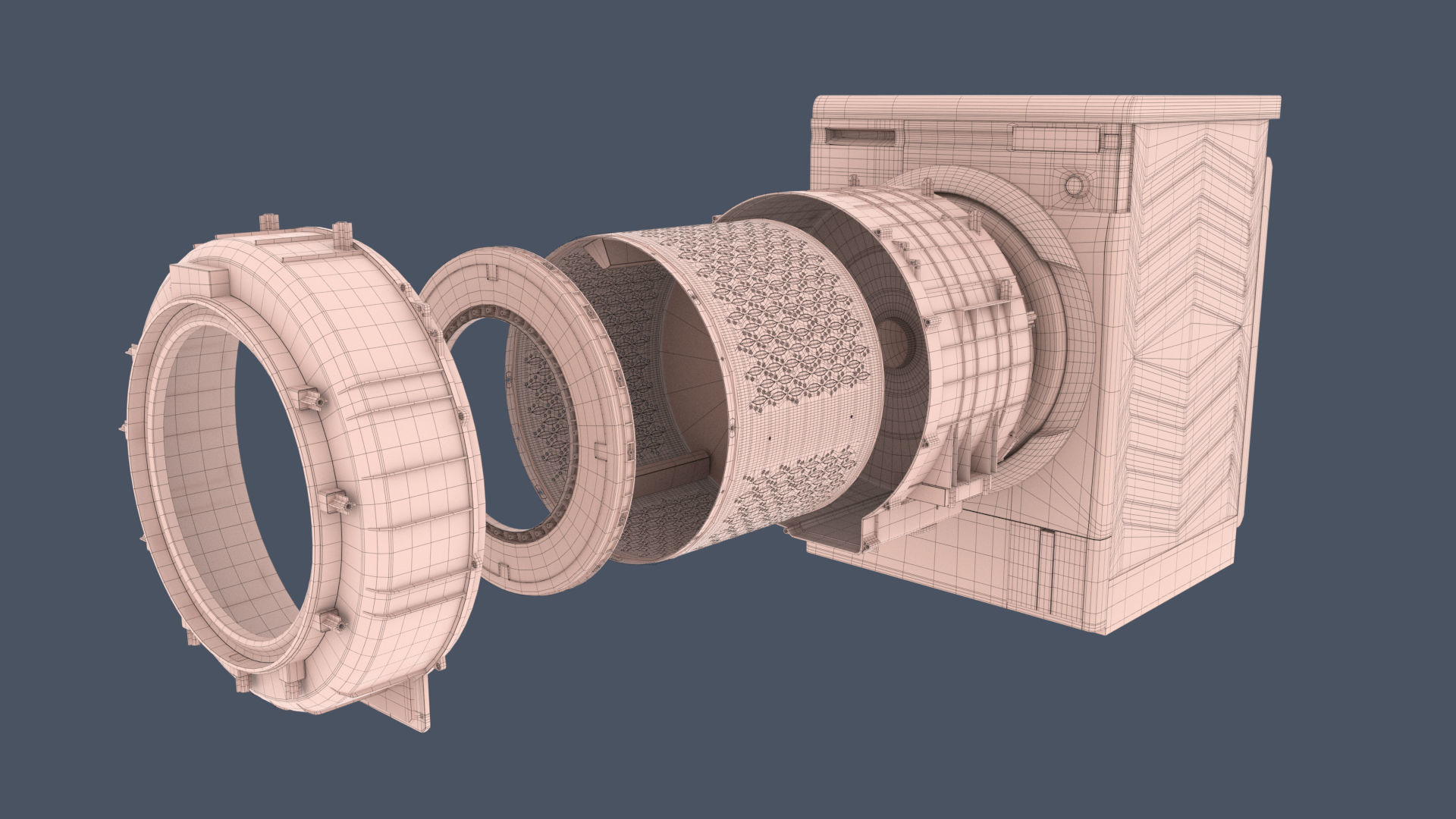 Washing Machine 3D model_9