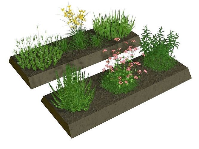 Herbage Set 6 3D model