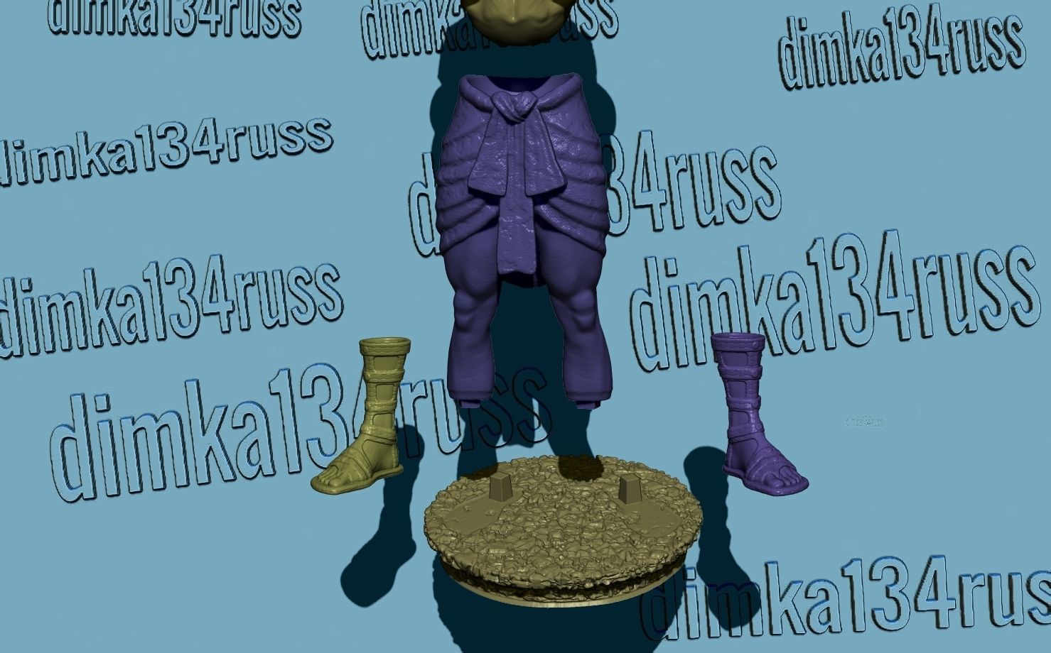 Anubis 3D print model_7