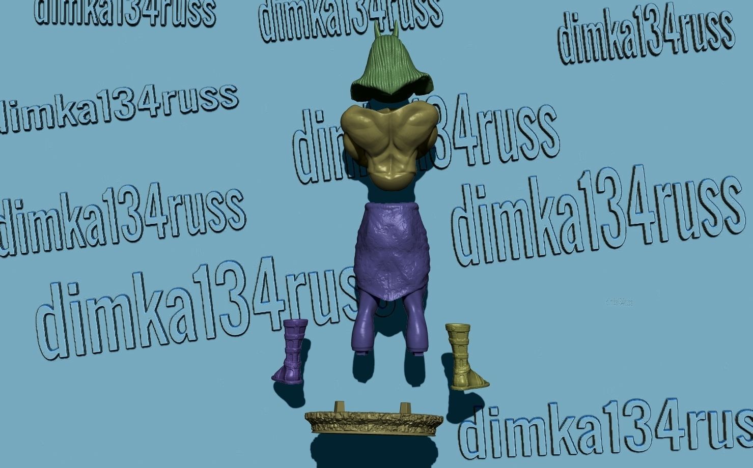 Anubis 3D print model_4