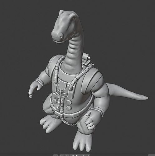 Bronto Thunder Dinosaucers 3D print model