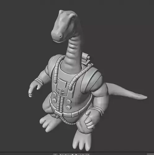 Bronto Thunder Dinosaucers 3D print model