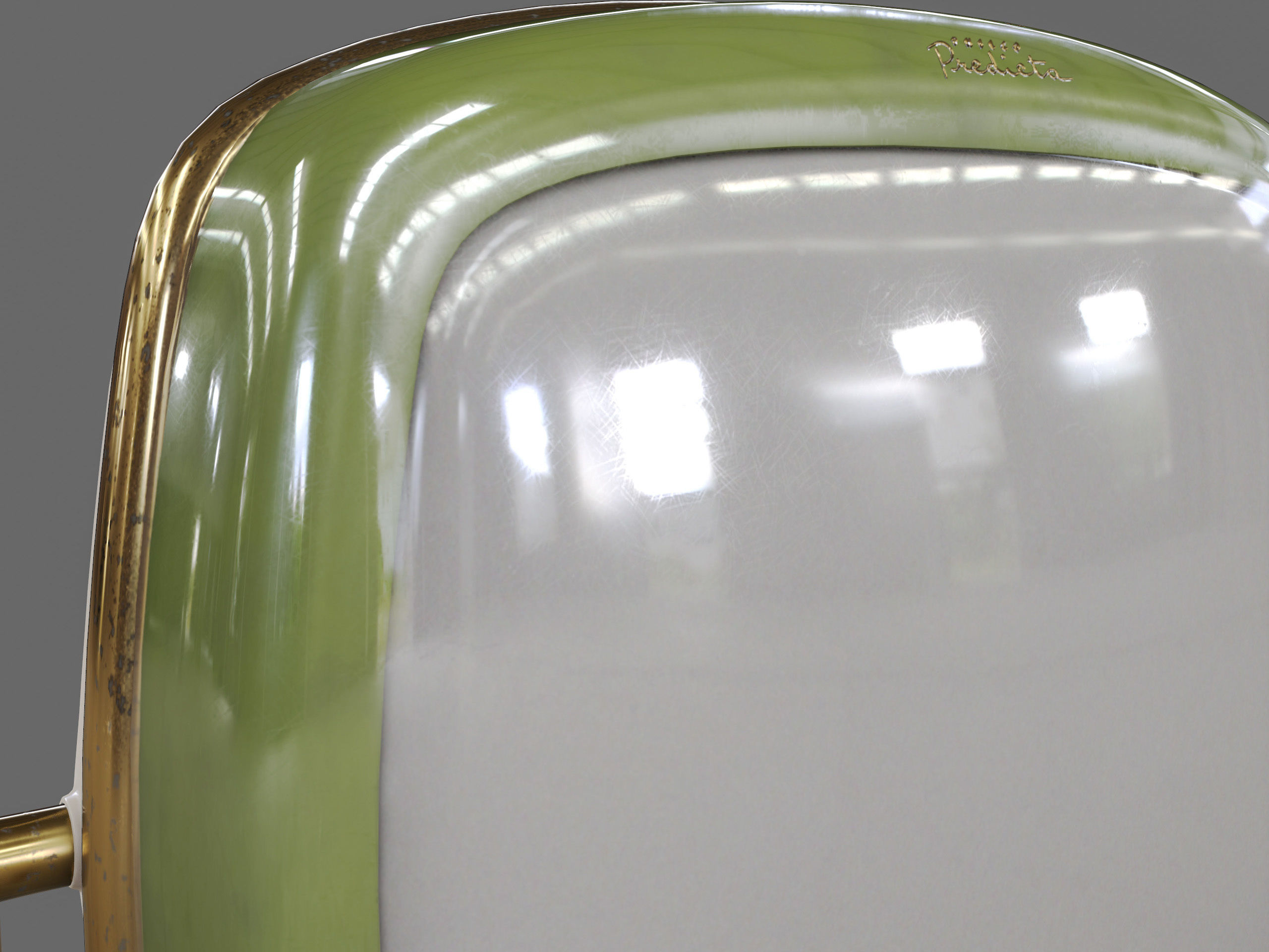 Philco Predicta Low-poly 3D model_3