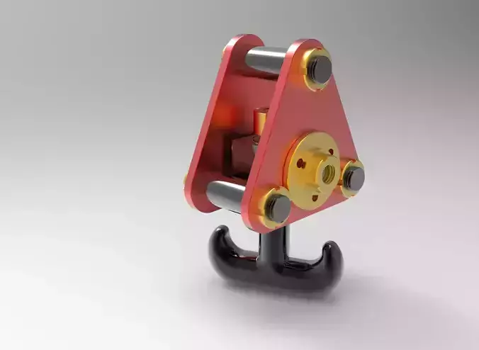 crane hook solid works Free 3D print model