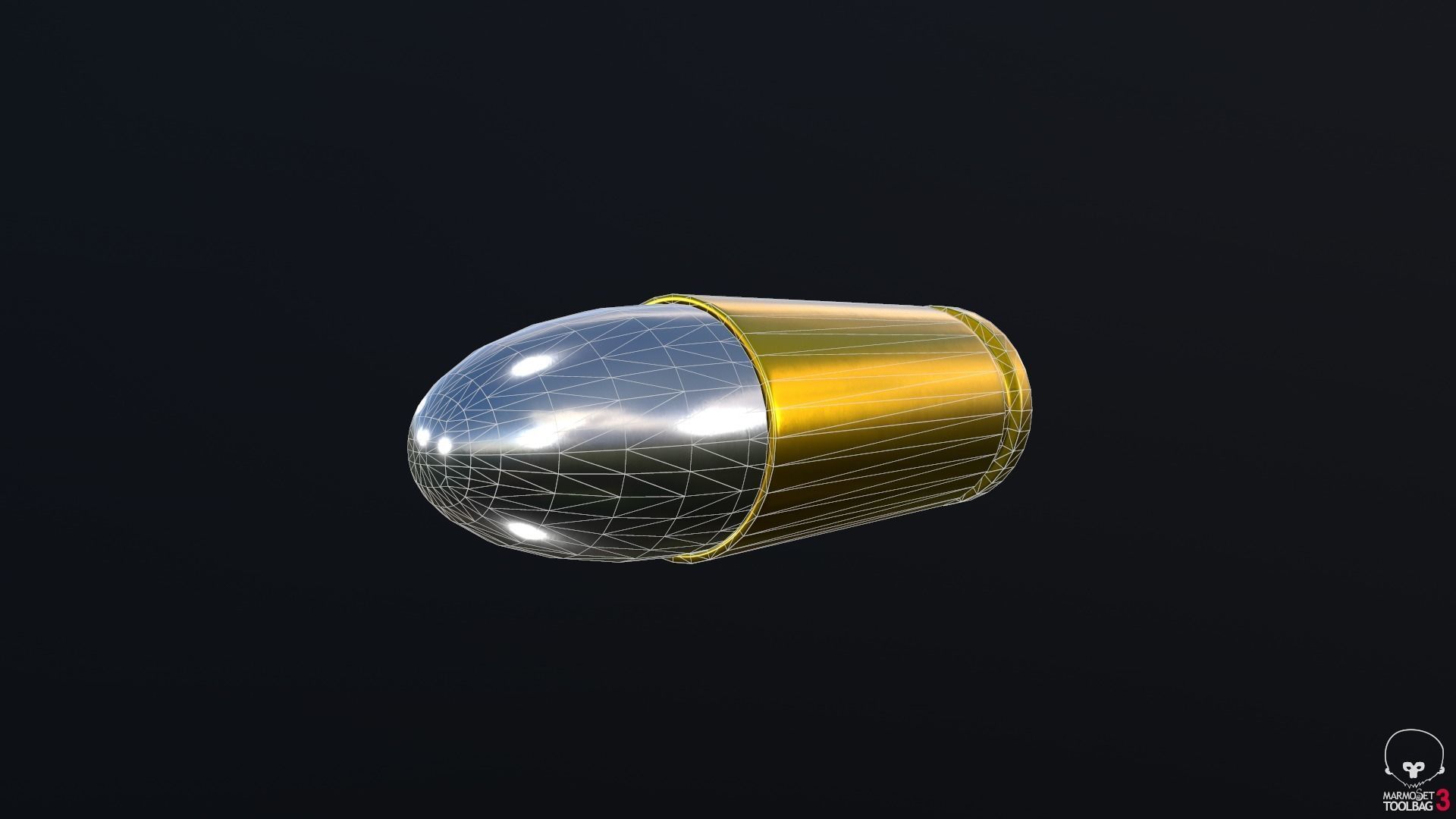 Glock 18C Low-poly 3D model_63