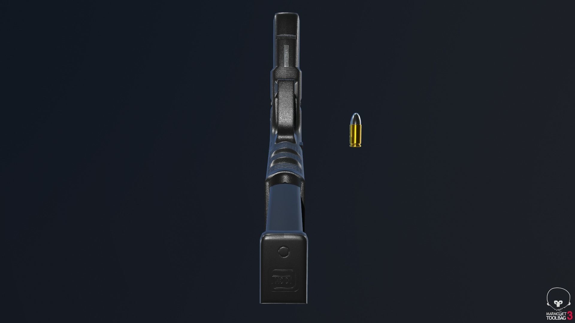 Glock 18C Low-poly 3D model_55