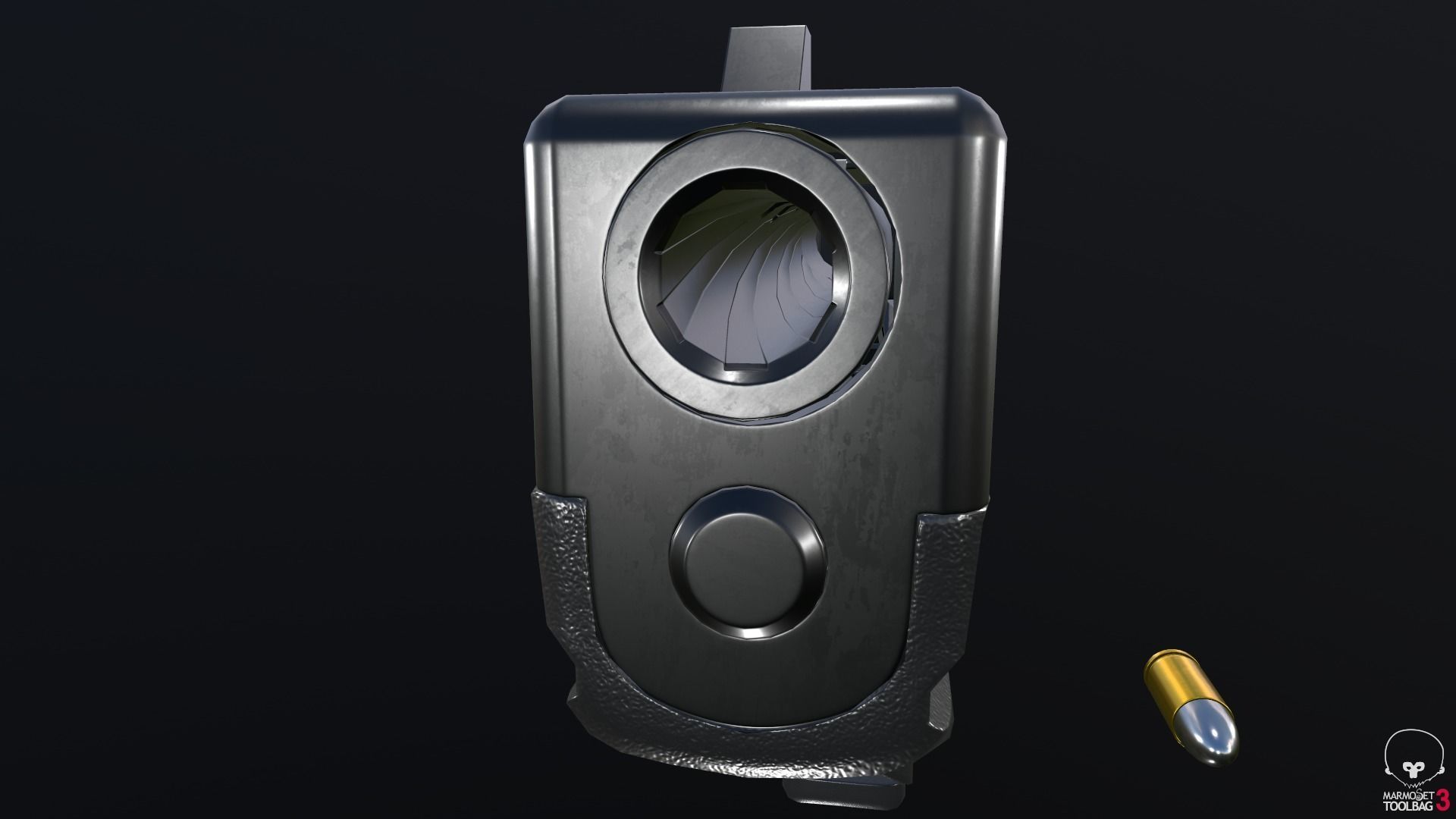 Glock 18C Low-poly 3D model_50