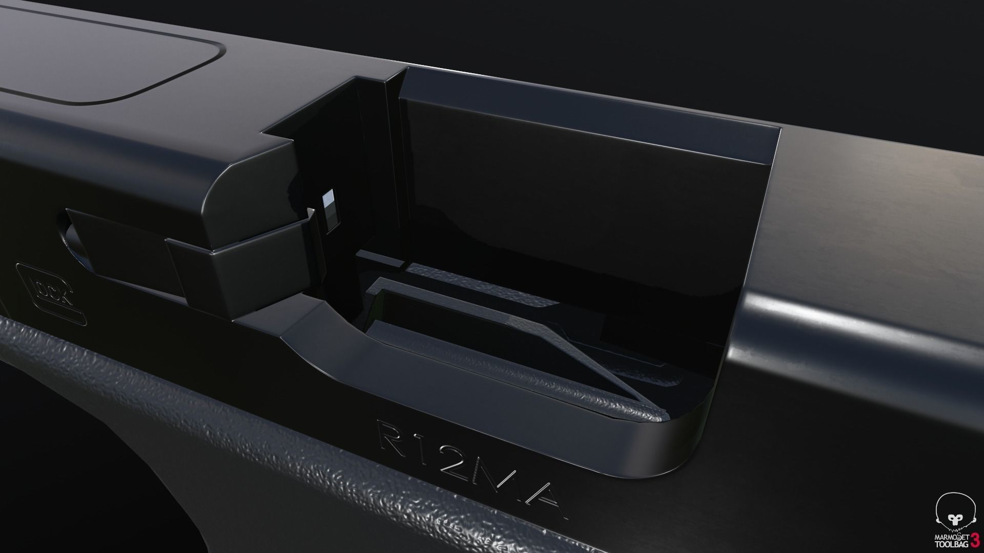 Glock 18C Low-poly 3D model_56