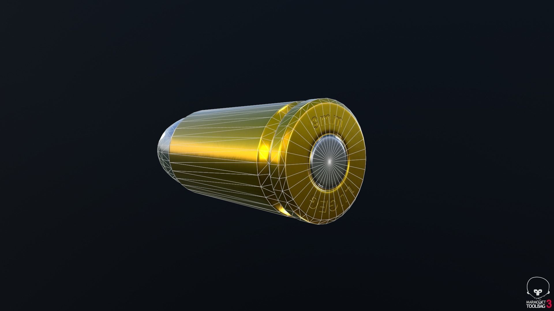 Glock 18C Low-poly 3D model_61