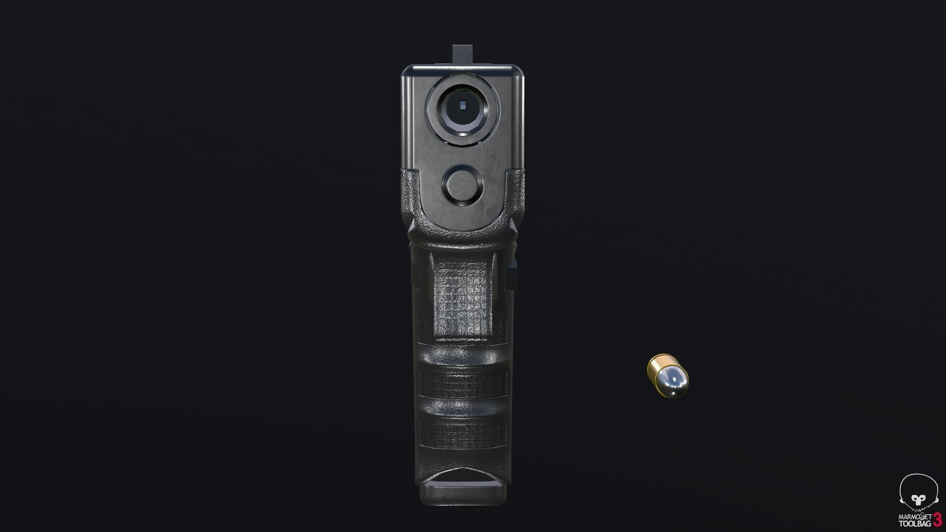 Glock 18C Low-poly 3D model_38