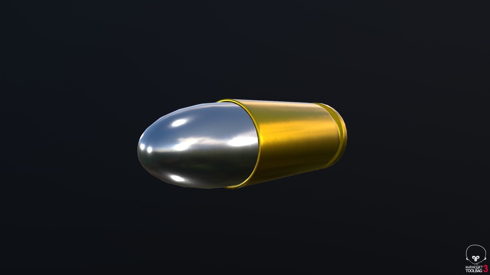 Glock 18C Low-poly 3D model_62