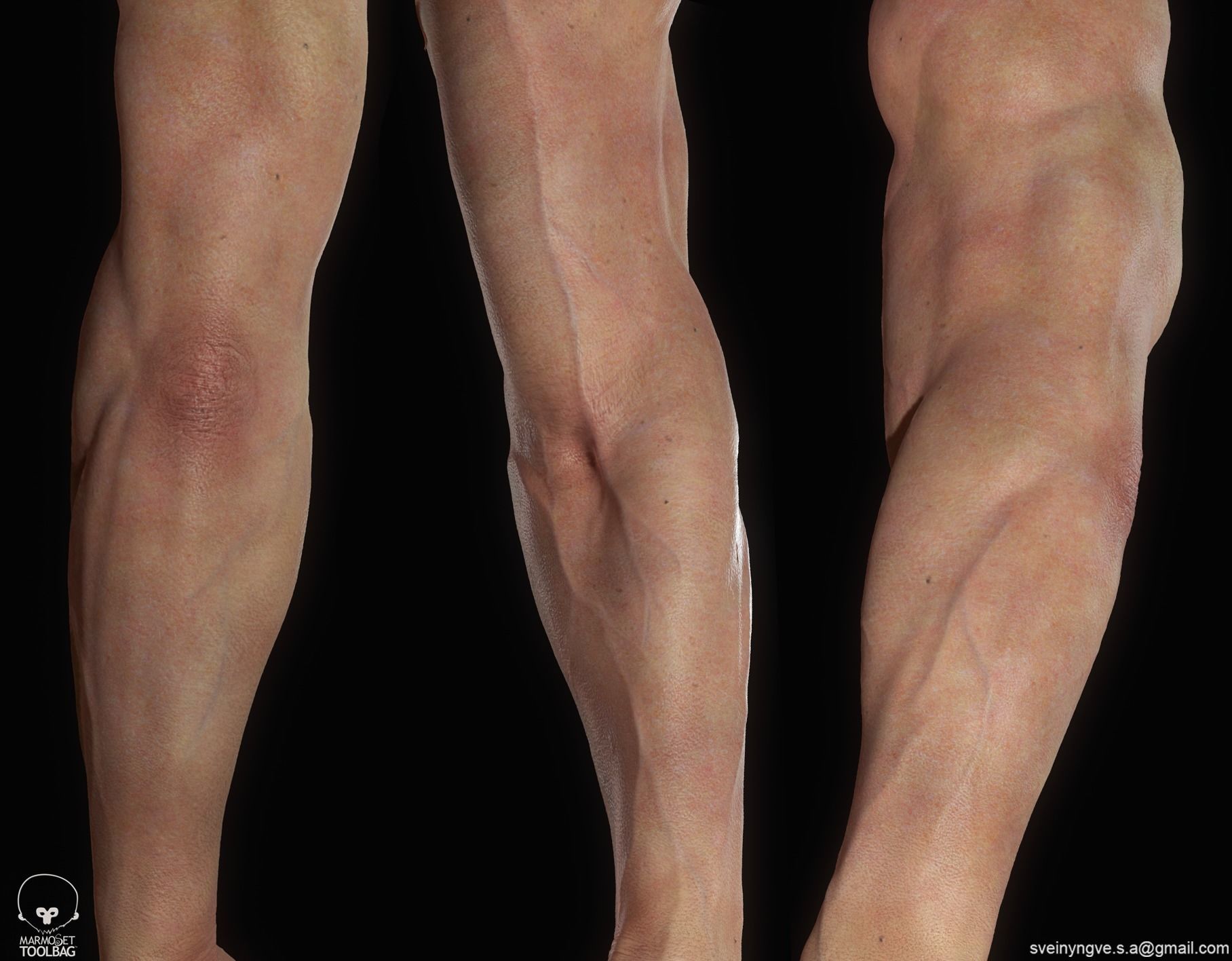 Helping Hand - FPS arm - Cinematic arm Low-poly 3D model_6