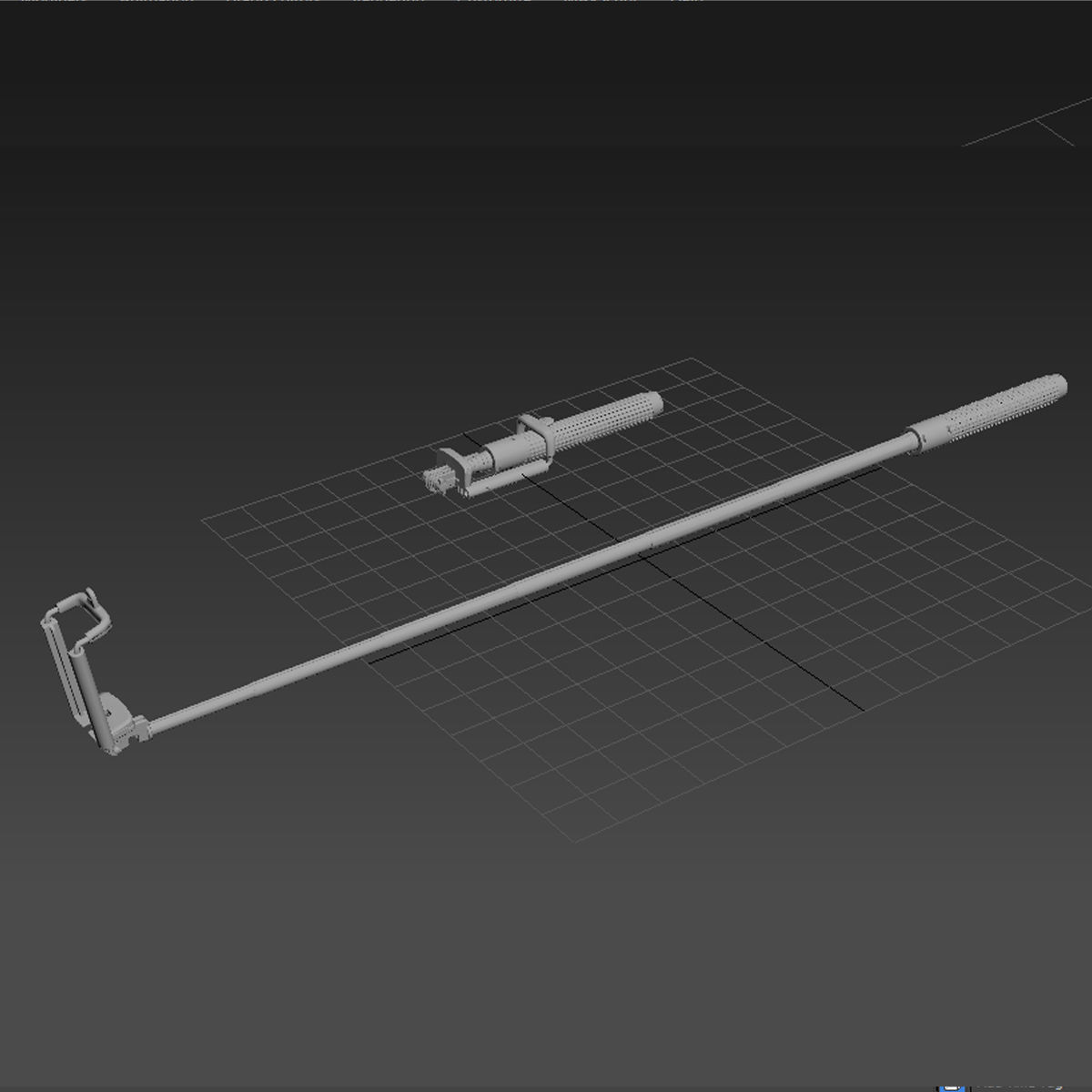 Selfie Stick 3D model_9