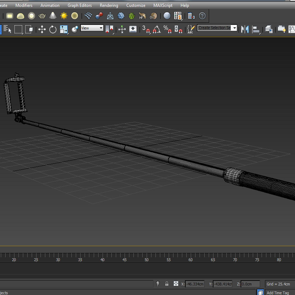 Selfie Stick 3D model_7