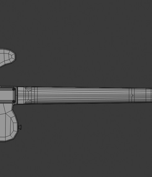 Electric Guitar Telecaster 3D model_15