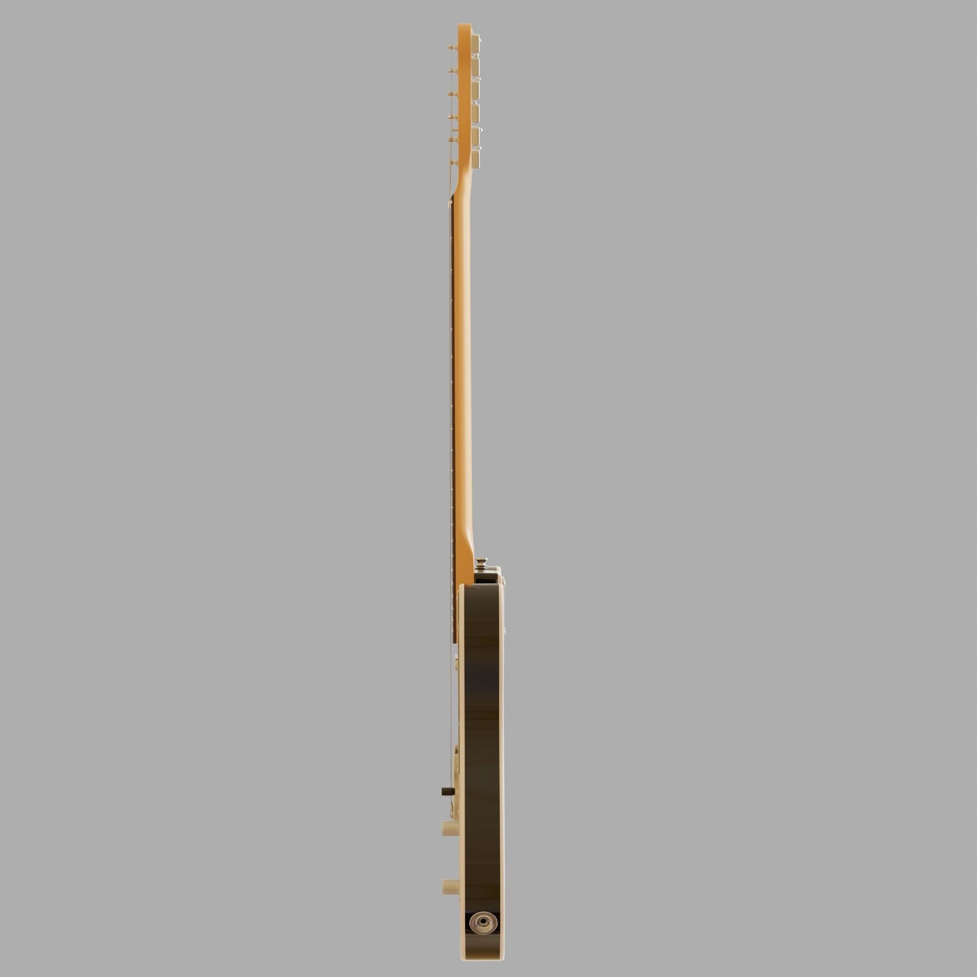 Electric Guitar Telecaster 3D model_9