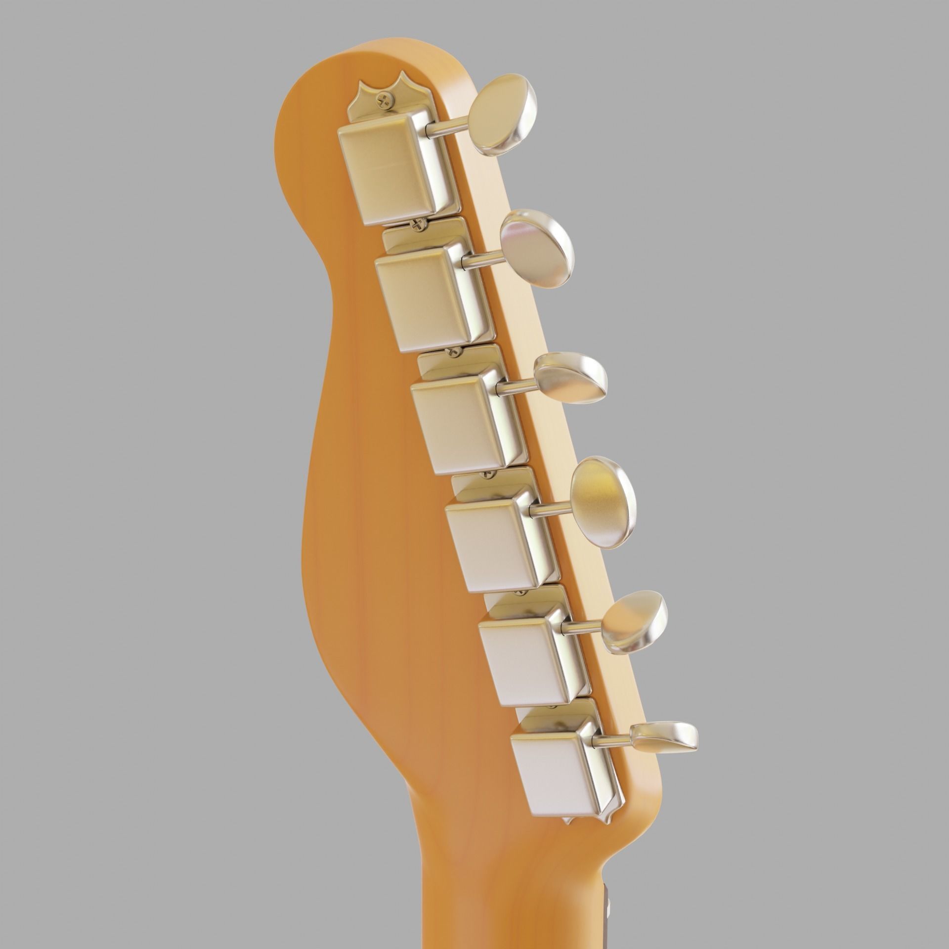 Electric Guitar Telecaster 3D model_6