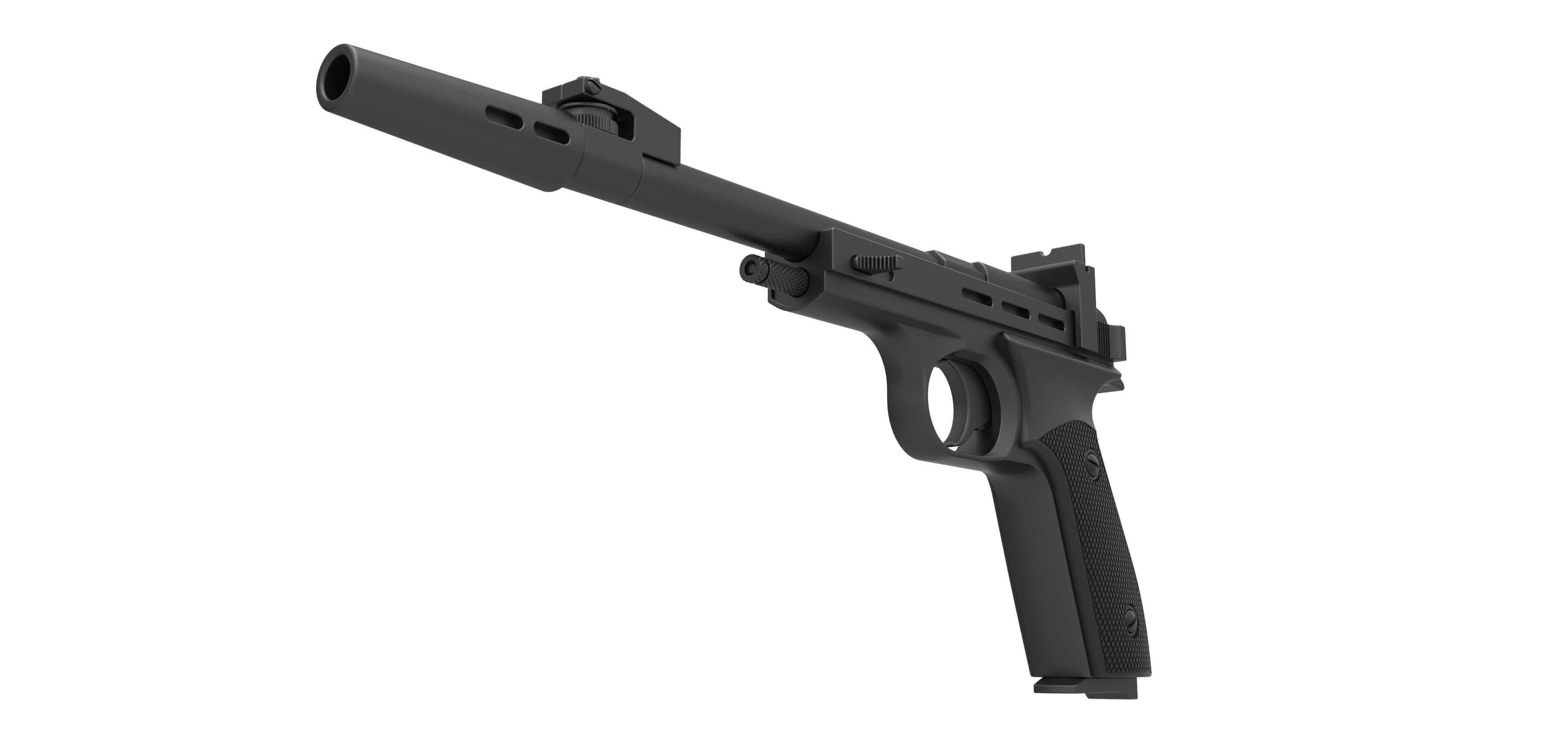 Blaster pistol CDEF from Star Wars 3D model_4