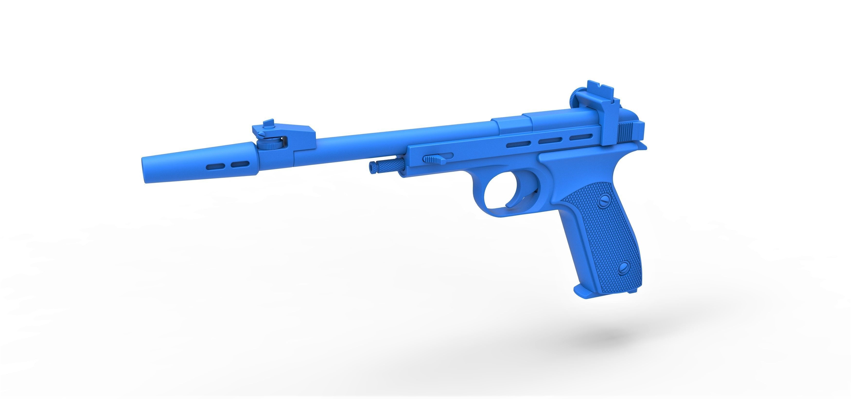 Blaster pistol CDEF from Star Wars 3D model_14