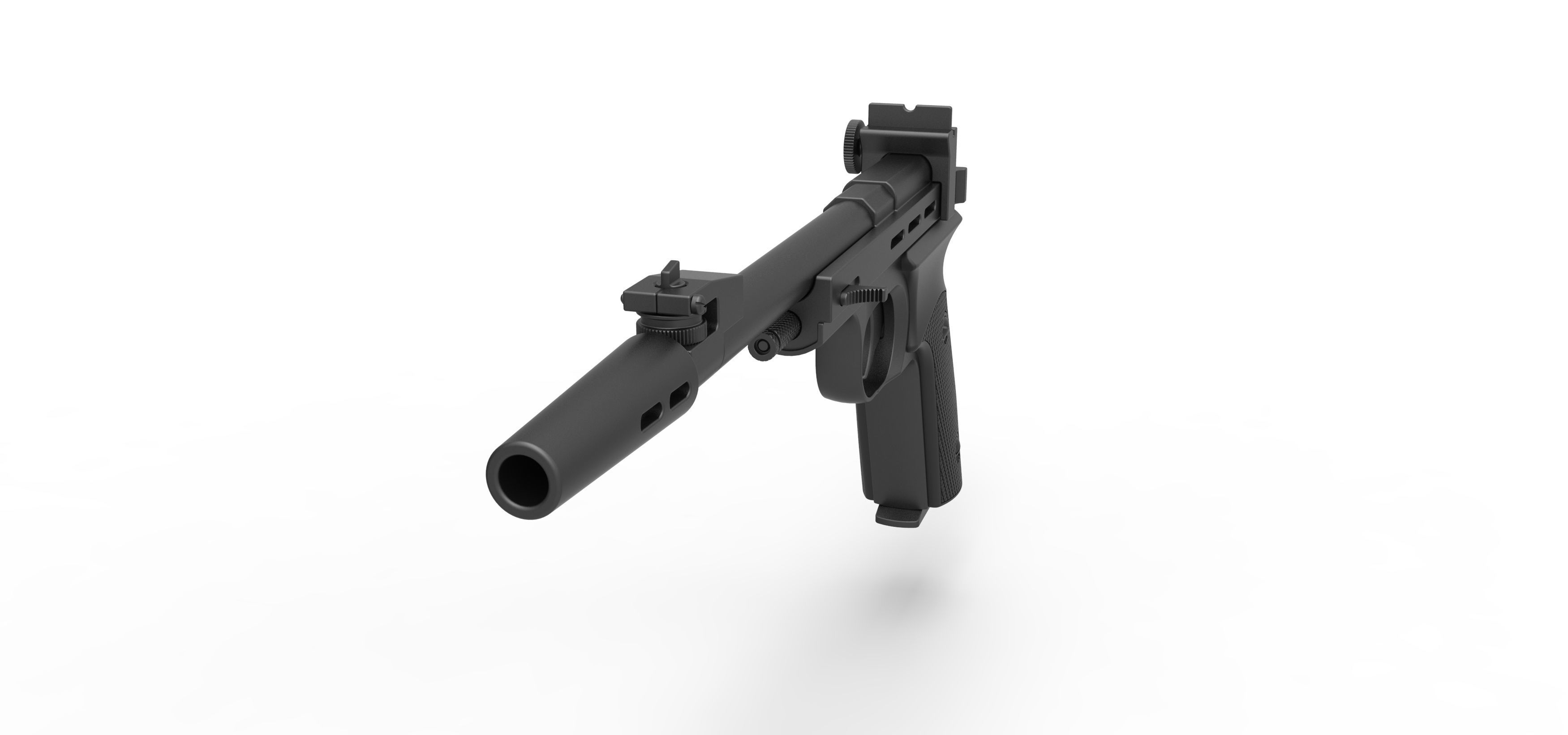 Blaster pistol CDEF from Star Wars 3D model_5