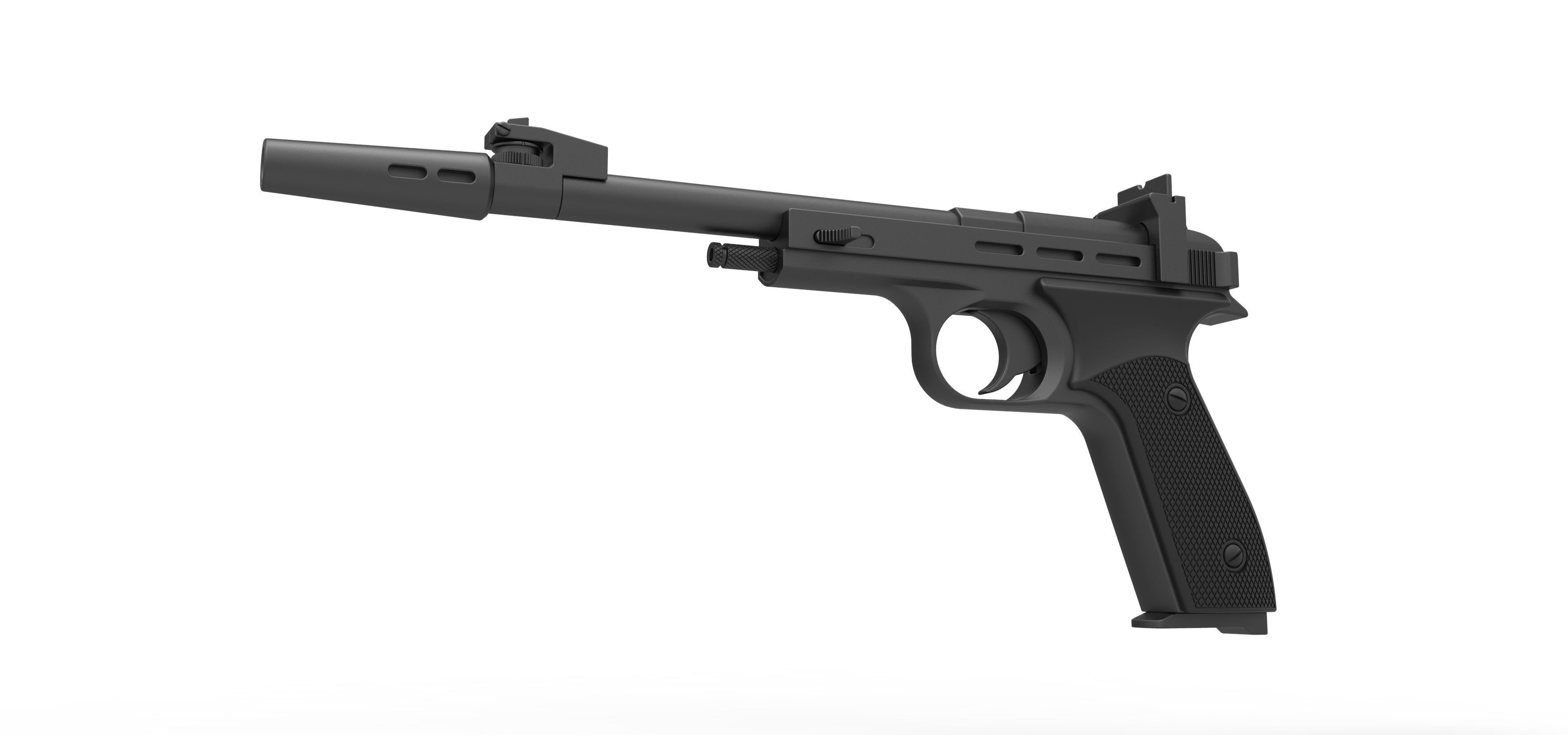 Blaster pistol CDEF from Star Wars 3D model_2