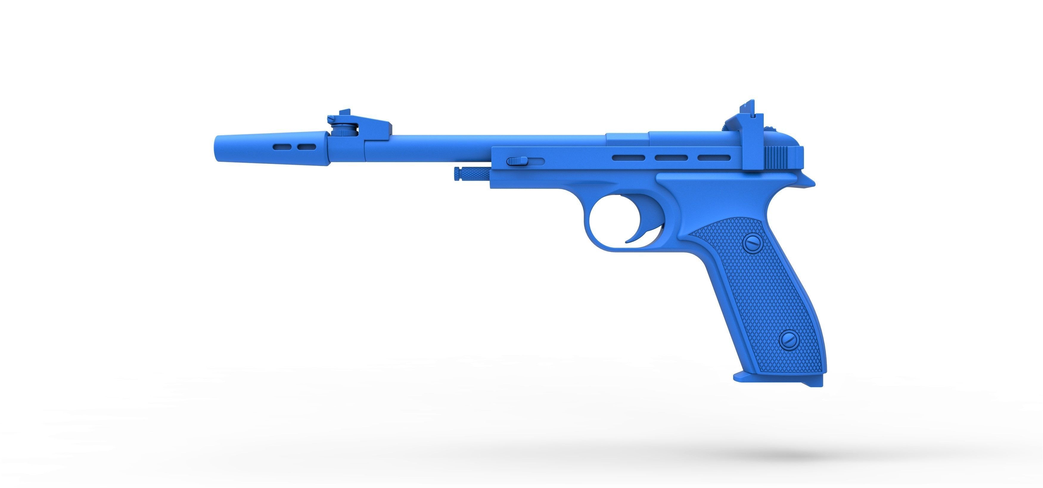 Blaster pistol CDEF from Star Wars 3D model_15
