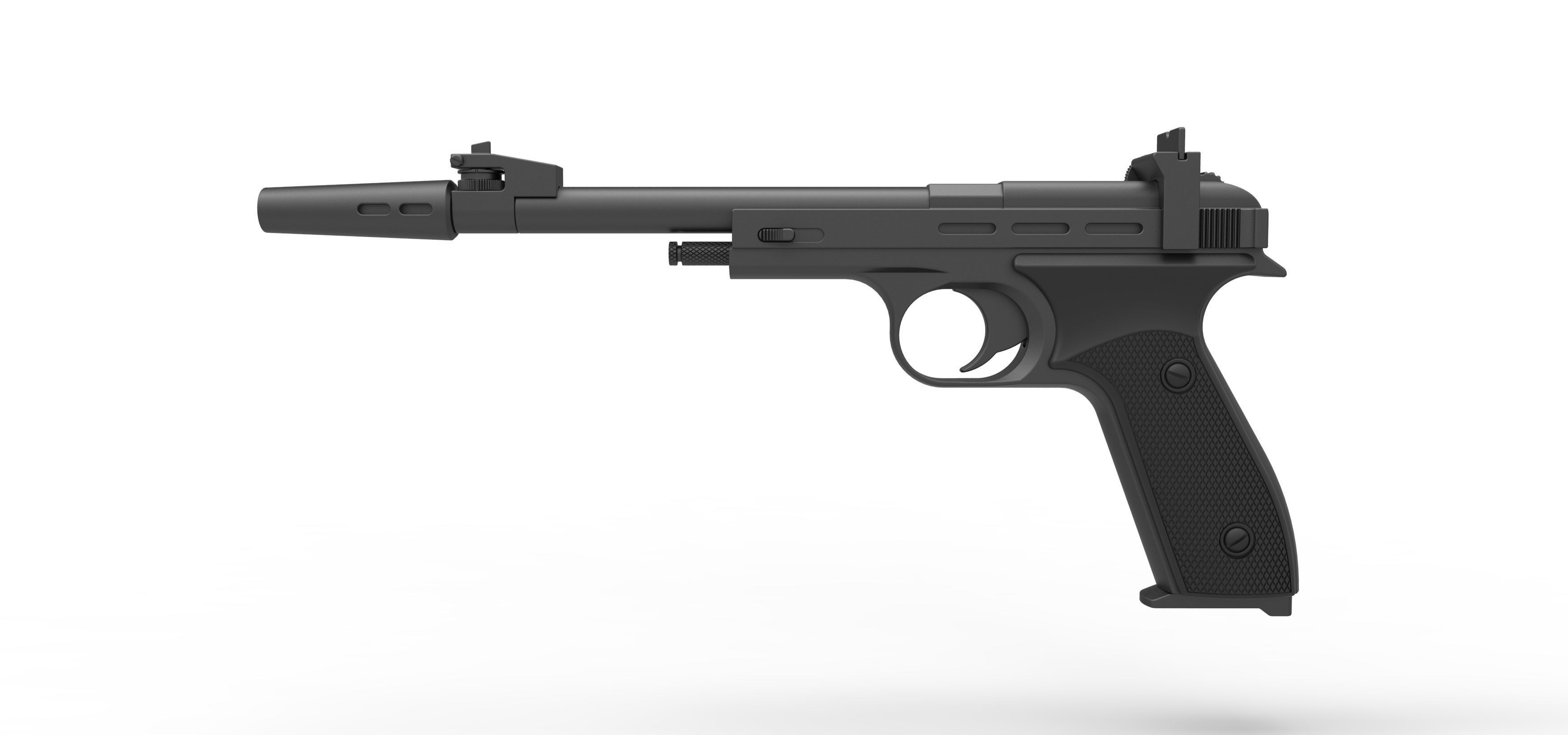 Blaster pistol CDEF from Star Wars 3D model_7