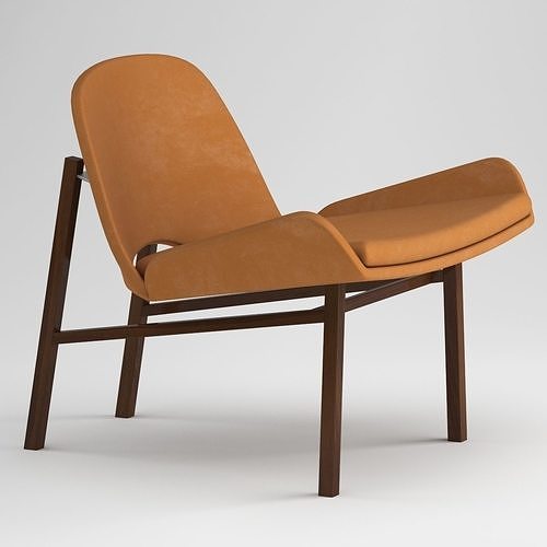 Jorge Zalszupin Adriana Armchair 3D model