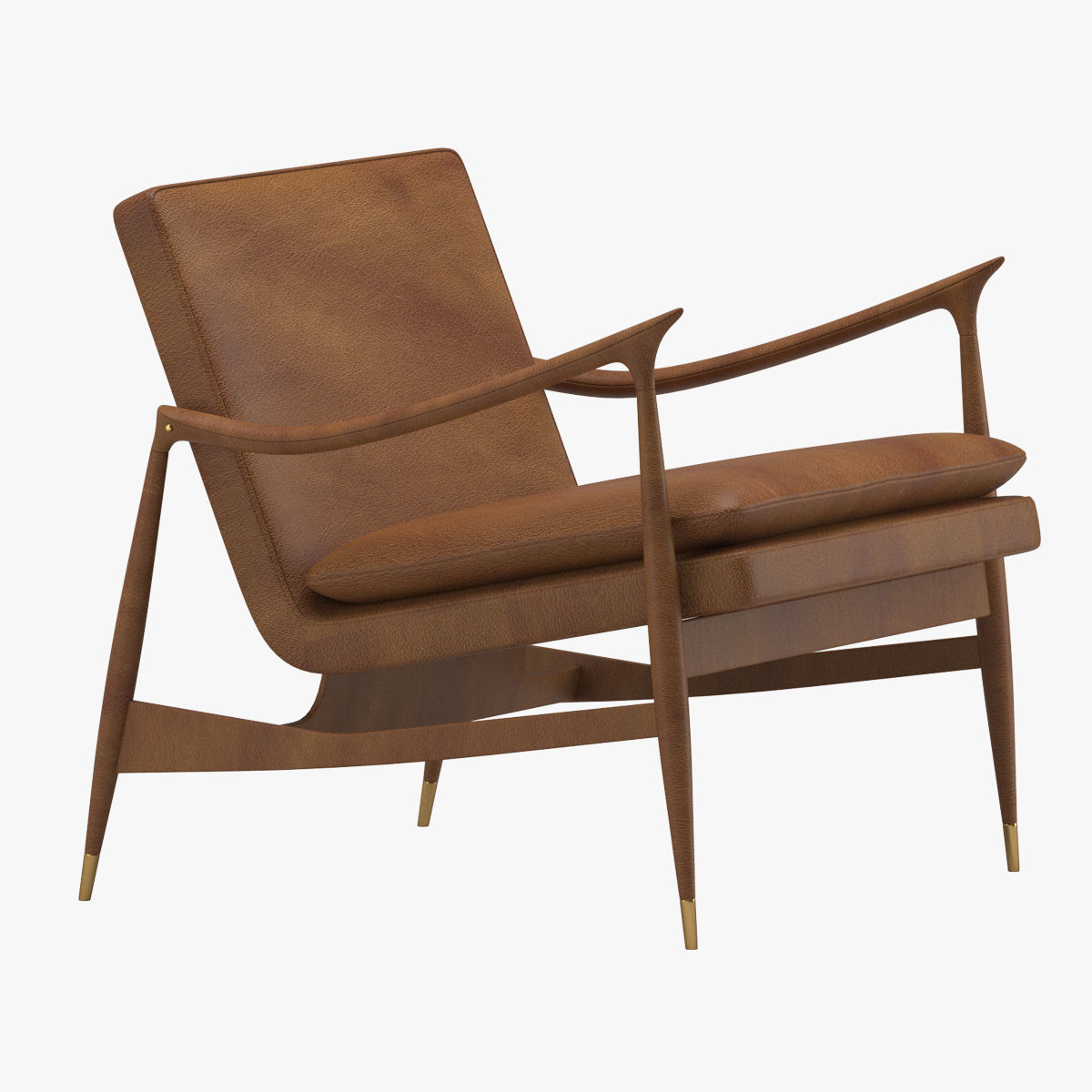 Jorge Zalszupin Dinamarquesa 3D model_1