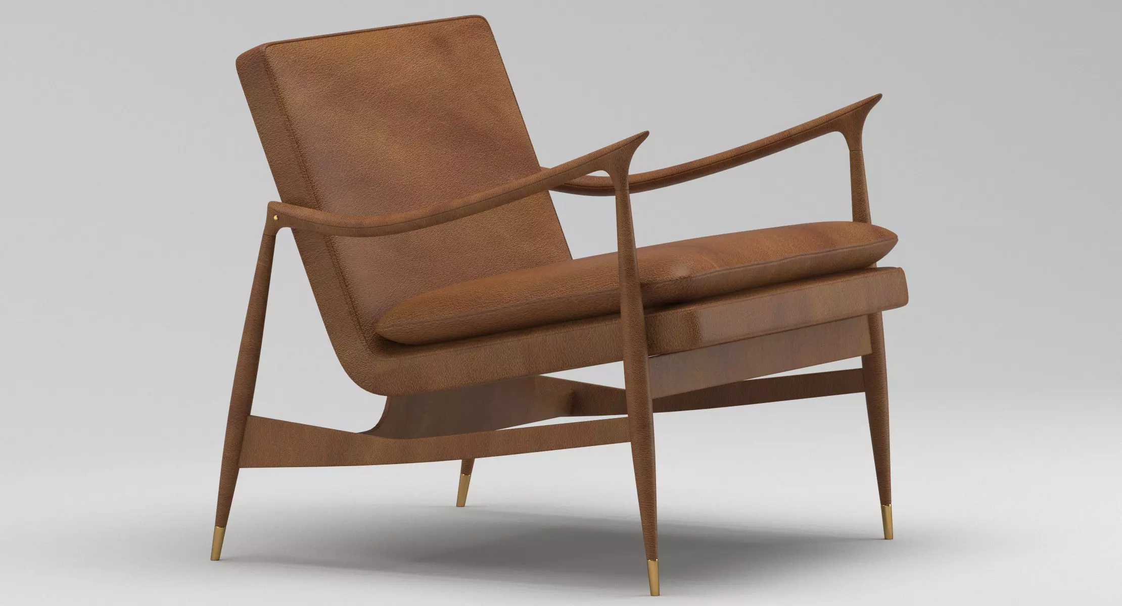 Jorge Zalszupin Dinamarquesa 3D model_0