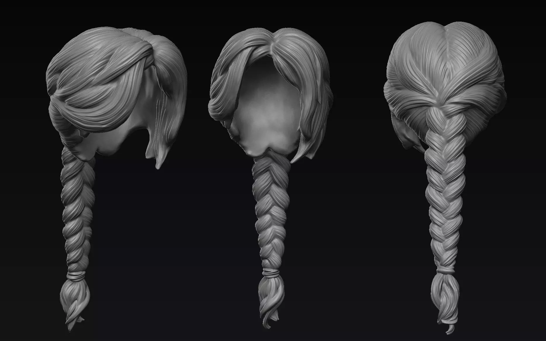 Hair 31 3D model_0