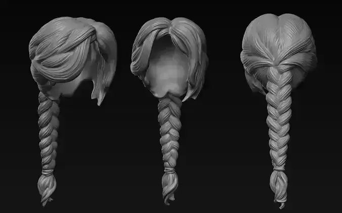 Hair 31 3D model