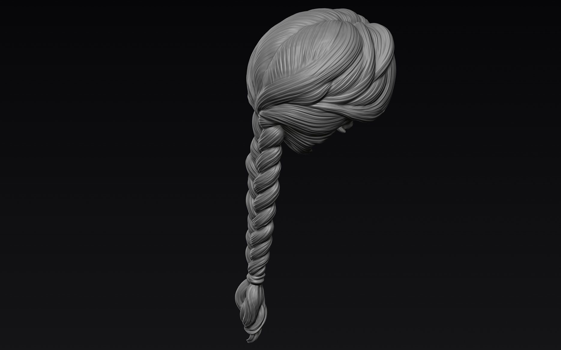 Hair 31 3D model_5