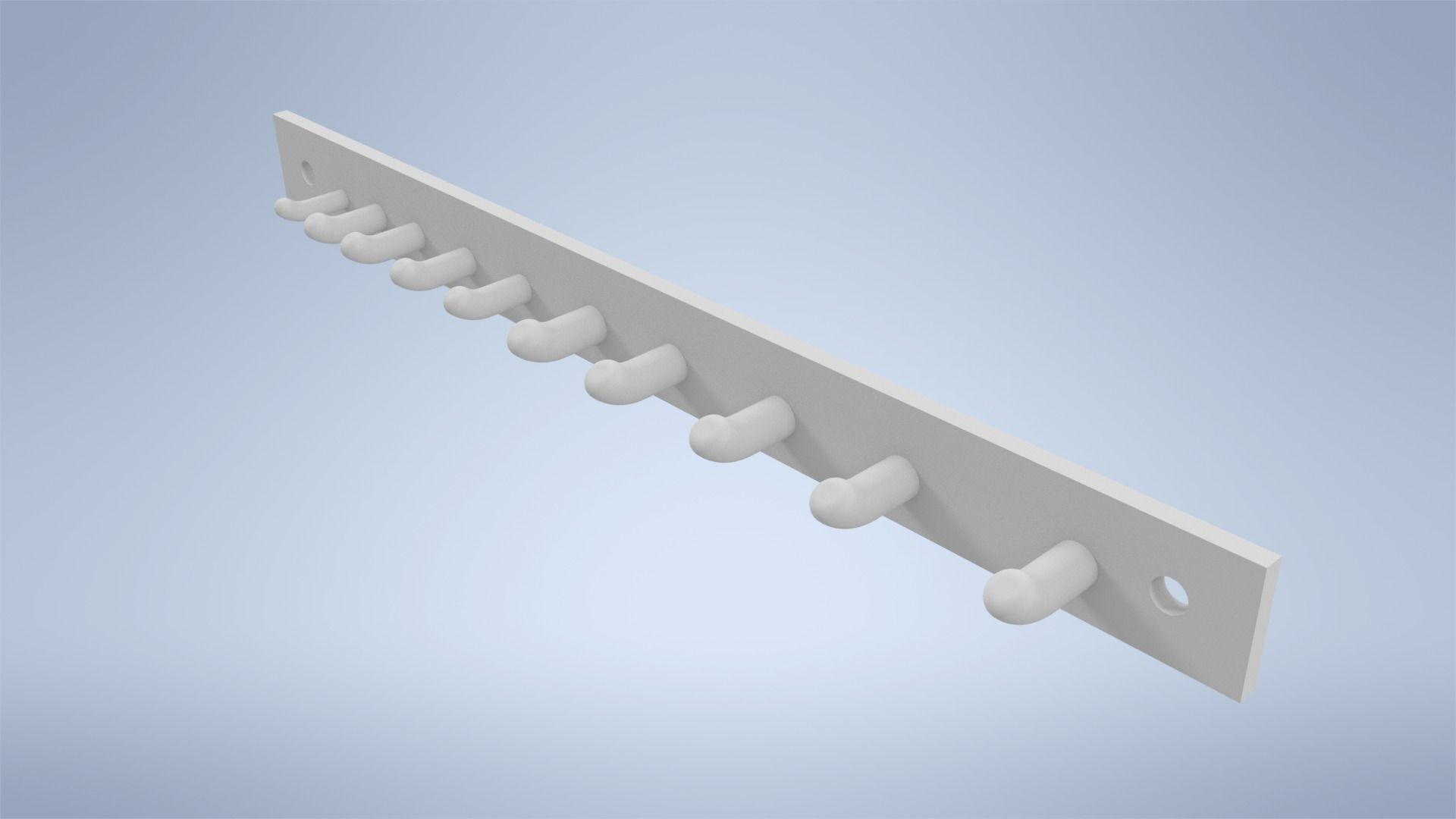 Wrench hanger Free 3D print model_4
