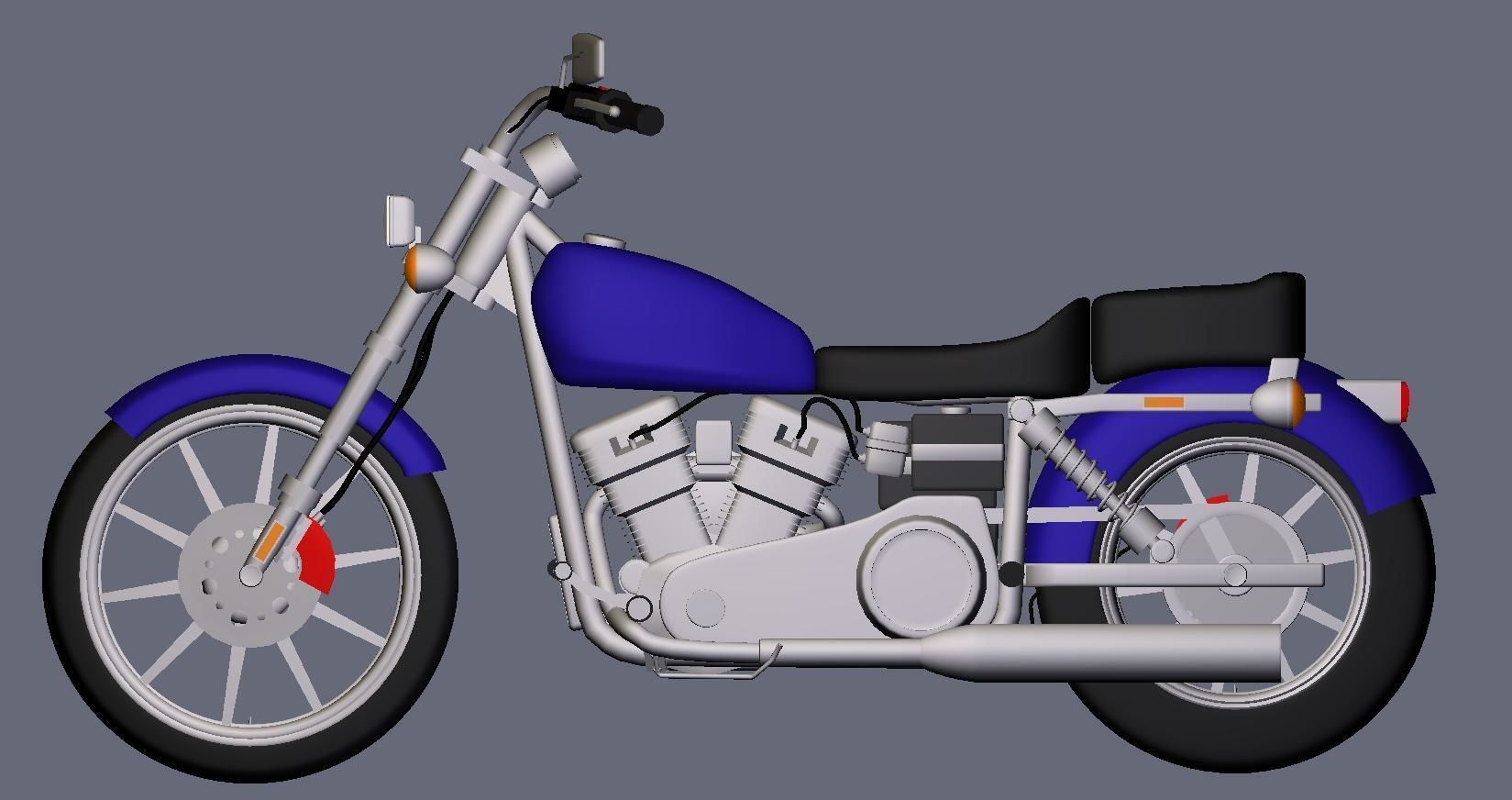Custom Bike 3D model_15