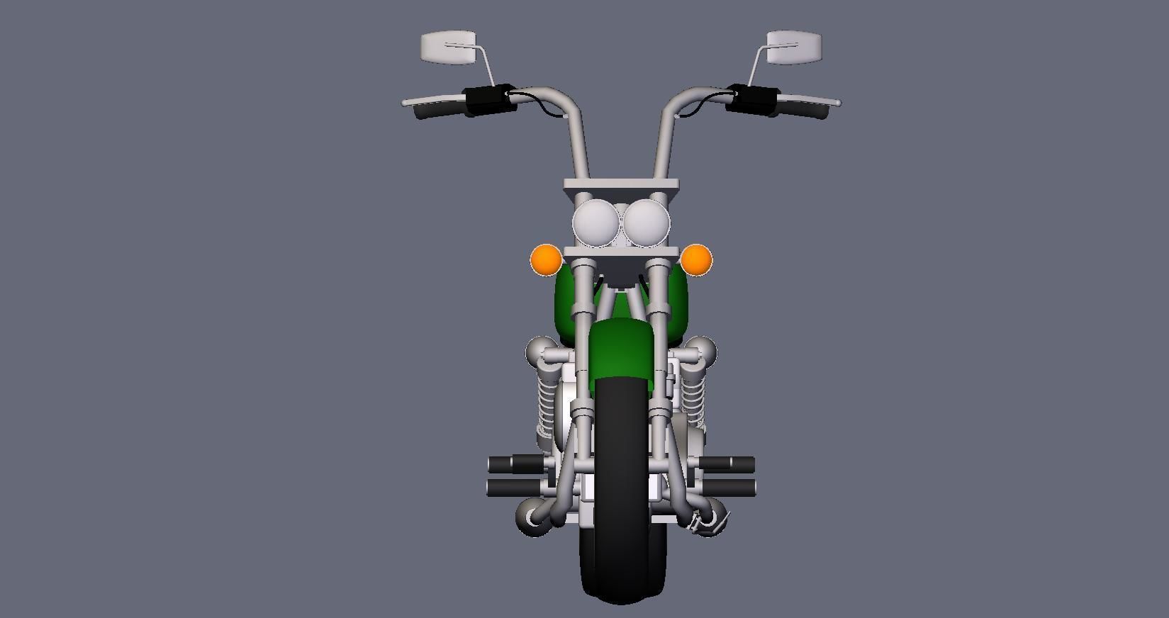 Custom Bike 3D model_6