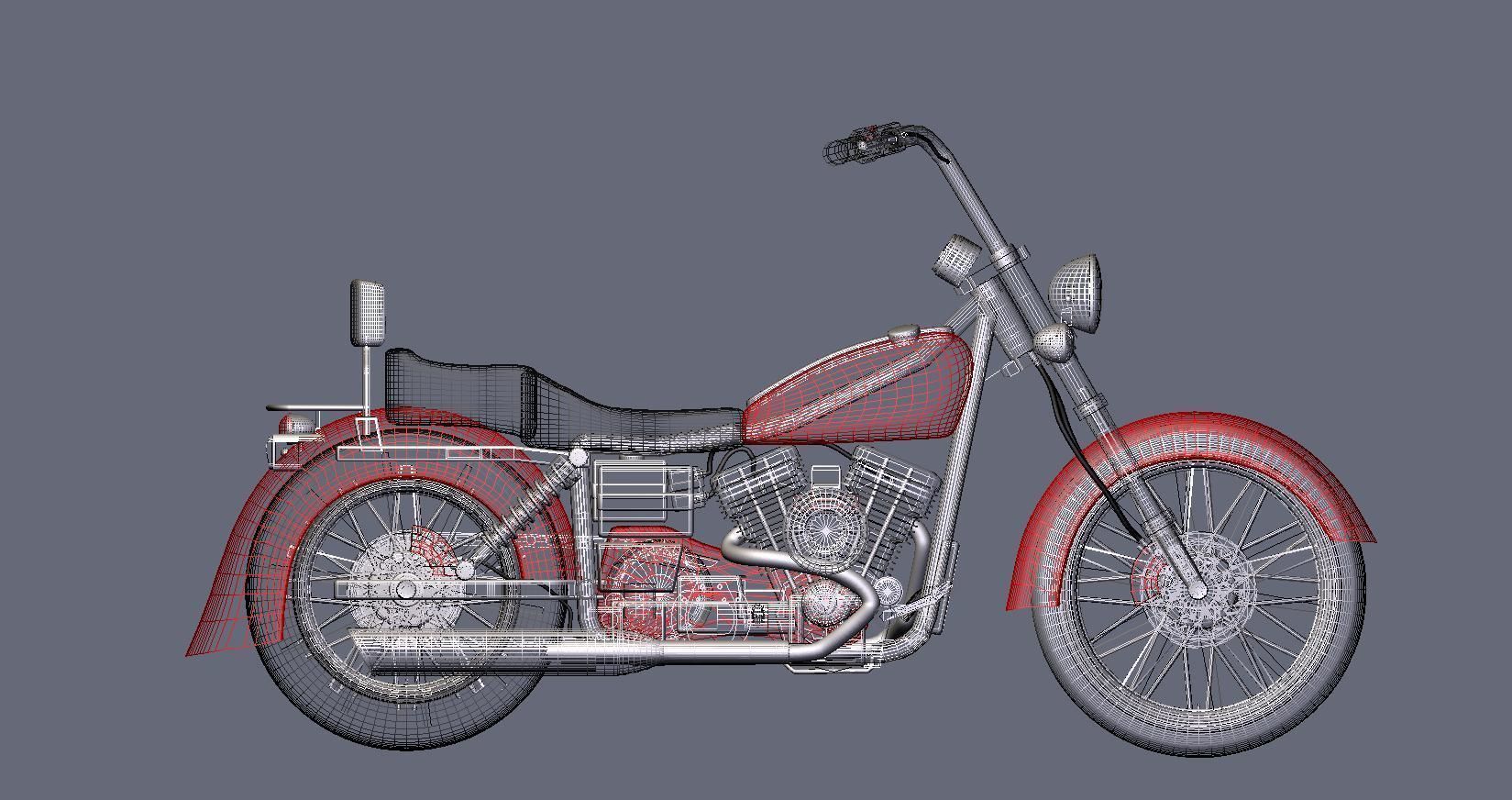 Custom Bike 3D model_12