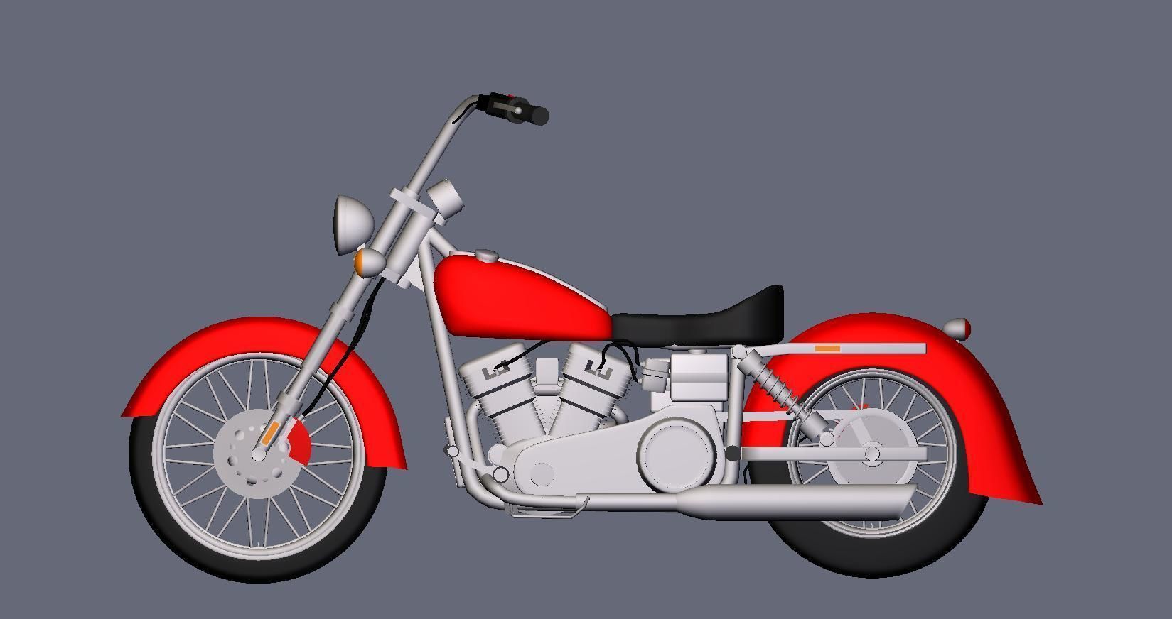 Custom Bike 3D model_11