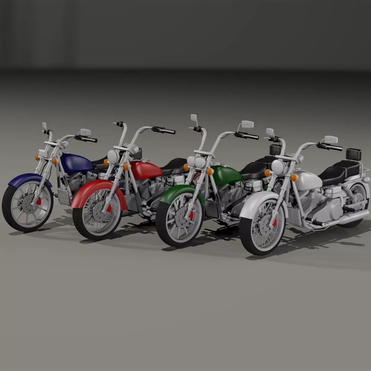 Custom Bike 3D model_0